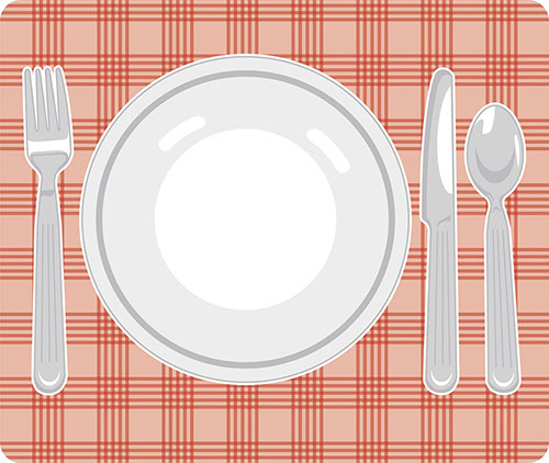 Table Setting Lineart